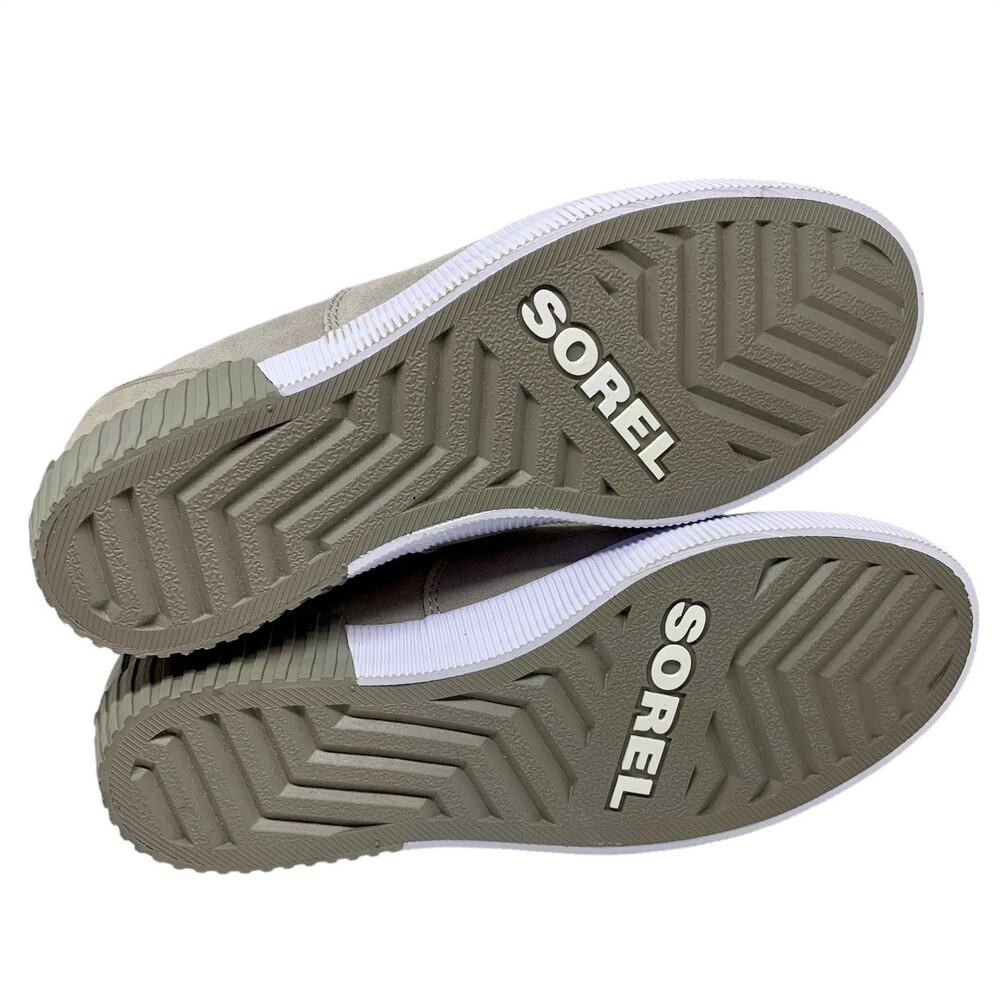 Sorel Grey Suede Out N About Wedge Boots Size 8 1/2 - Picture 5 of 5